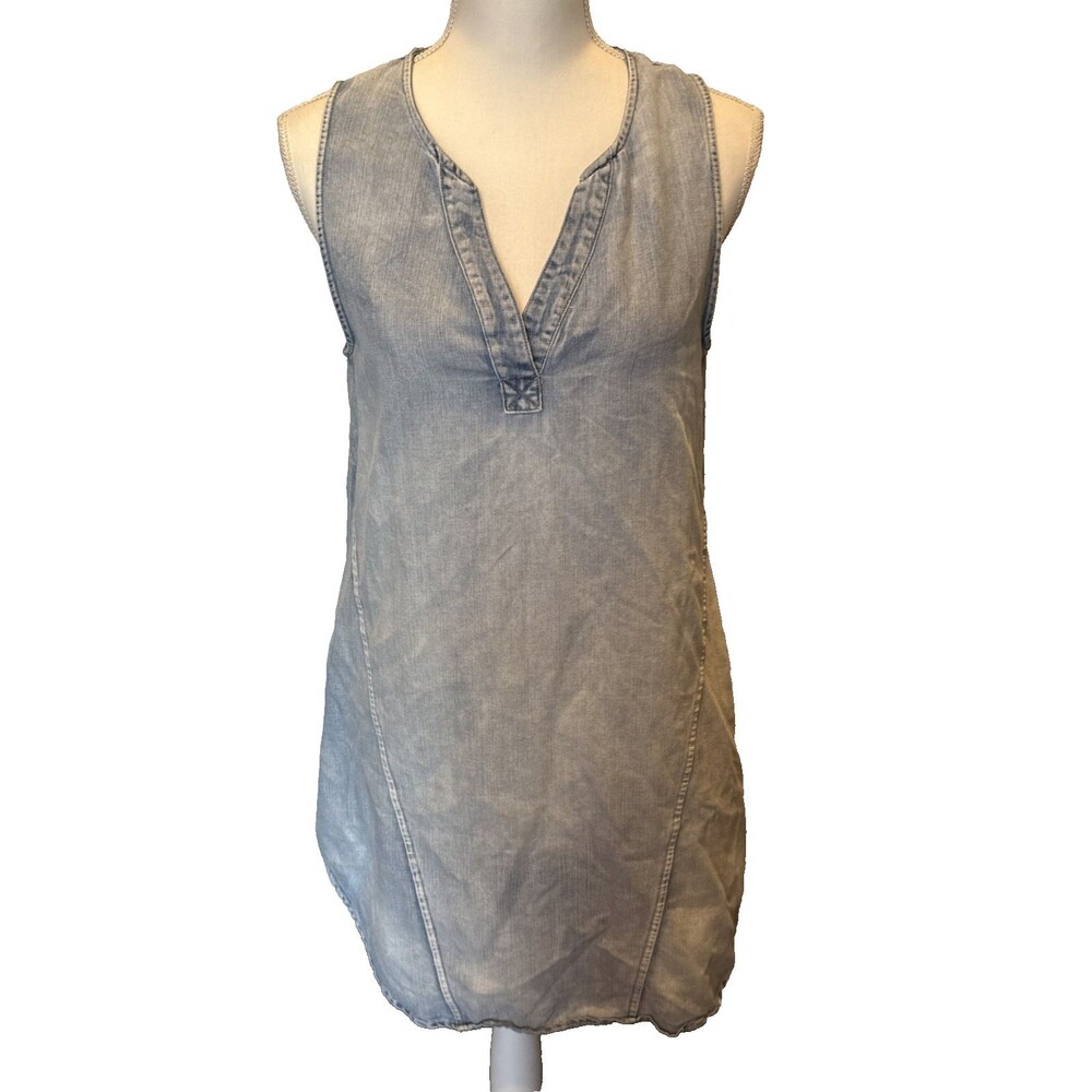 Sleeveless Denim Shift Dress Small Coastal Cowgirl Western Casual Ranch